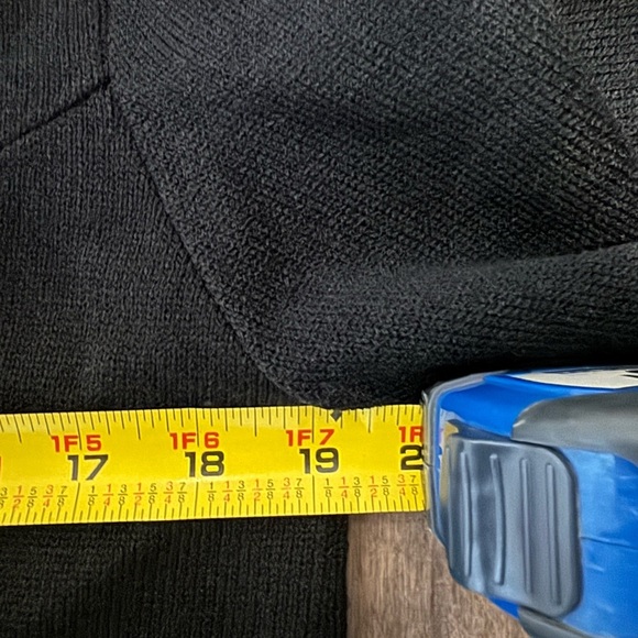 San Remo by Laura Knits Vintage 80’s Black & Gold Sweater Cardigan Size S Retro - Picture 15 of 16